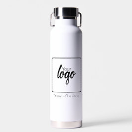 Botella De Agua Logotipo Negocio Personalizado