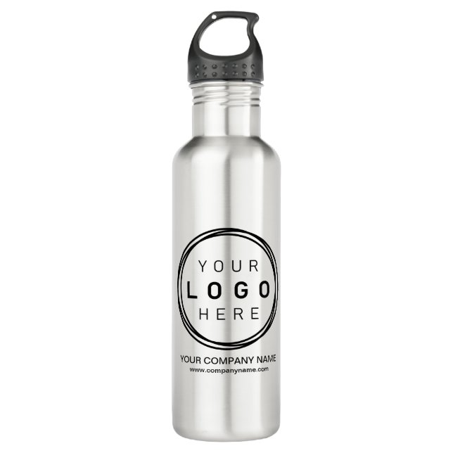 Botella De Agua Logotipo para empresas personalizados (Anverso)