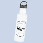 Botella De Agua Logotipo simple con negocio de texto<br><div class="desc">Añade tu propio logotipo y elección de texto a este diseño. Eliminar el texto superior o inferior si lo prefiere. marca minimalista y profesional para promover la lealtad de la marca. Excelente para la marca de empleados,  o como producto promocional para sus clientes y clientes.</div>