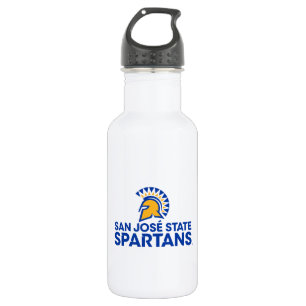 Botella De Agua Logotipo Wordmark de Spartans del estado de San
