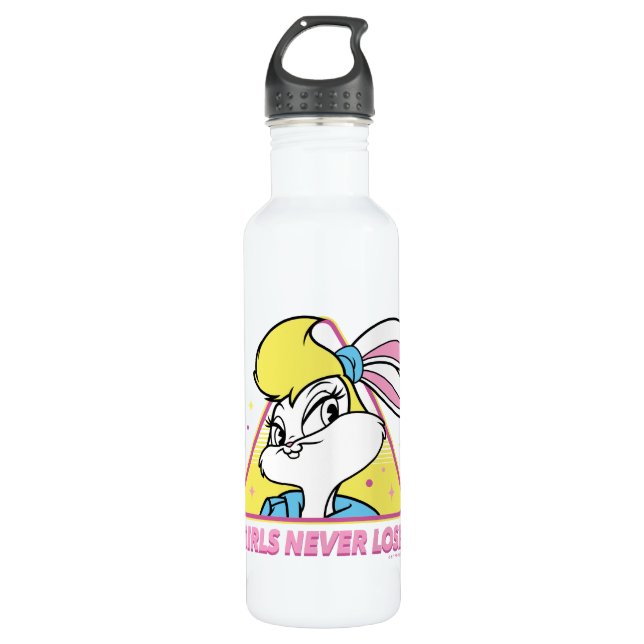Botella De Agua Lola Bunny Chicas nunca pierden (Anverso)