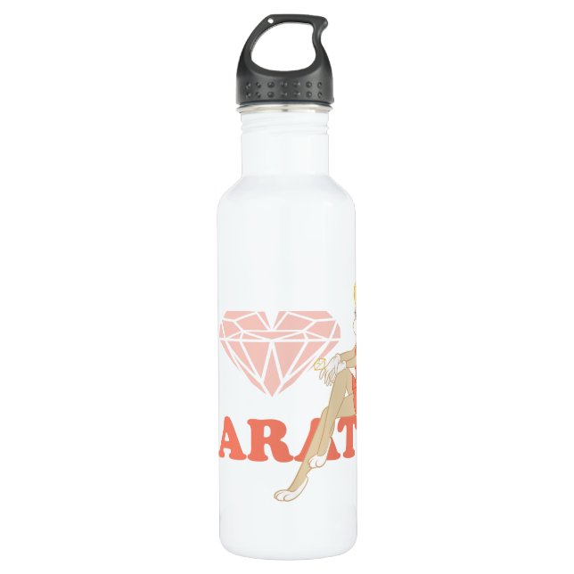 Botella De Agua Lola Bunny I Heart Karats (Anverso)