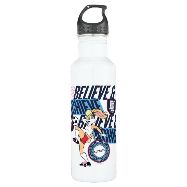 Botella De Agua Lola Bunny LOONEY TUNES™ Soccer Club Graphic (Anverso)