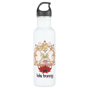 Botella De Agua Lola Bunny Yoga Lotus Pose