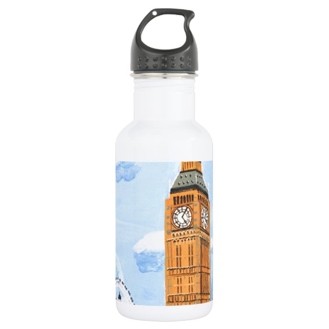 Botella De Agua London Big Ben (Anverso)