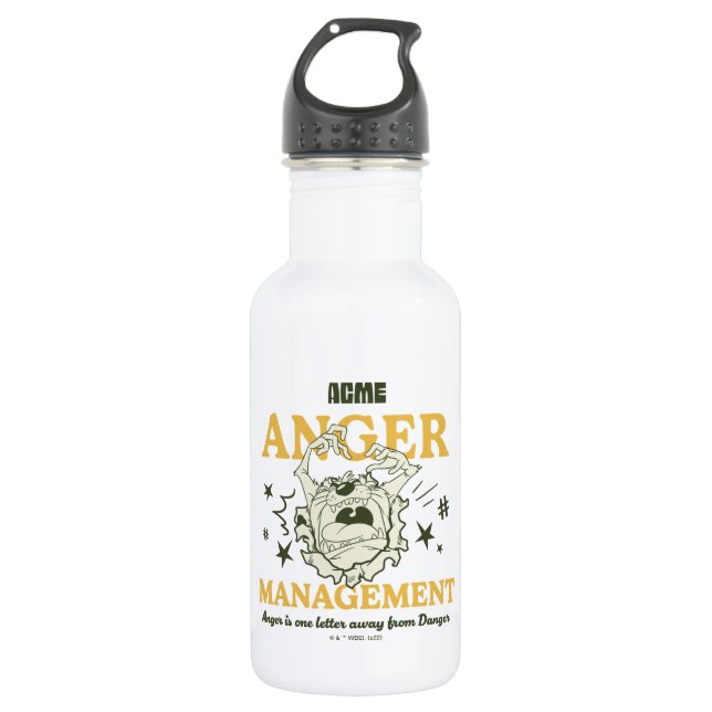 Botella De Agua LOONEY TUNES™ |TAZ™ ACME Anger Management (Anverso)