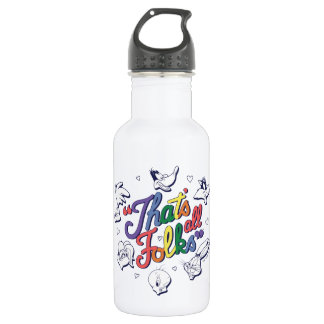 Botella De Agua LOONEY TUNES™ - That's All Folks! Pride Badge
