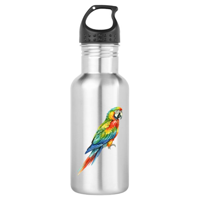 Botella De Agua Loro (Anverso)