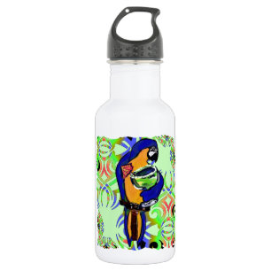 BOTELLA DE AGUA LORO DE FIESTA