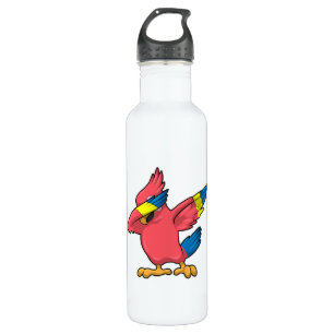Botella De Agua Loro en Hip Hop Dance Dab