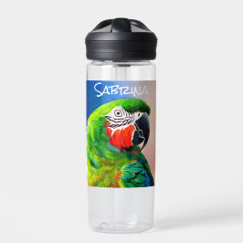 Botella De Agua Loro generado por IA personalizada
