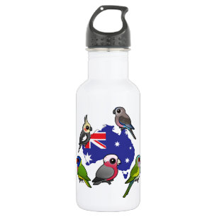 Botella De Agua Loros australianos