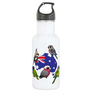 Botella De Agua Loros australianos