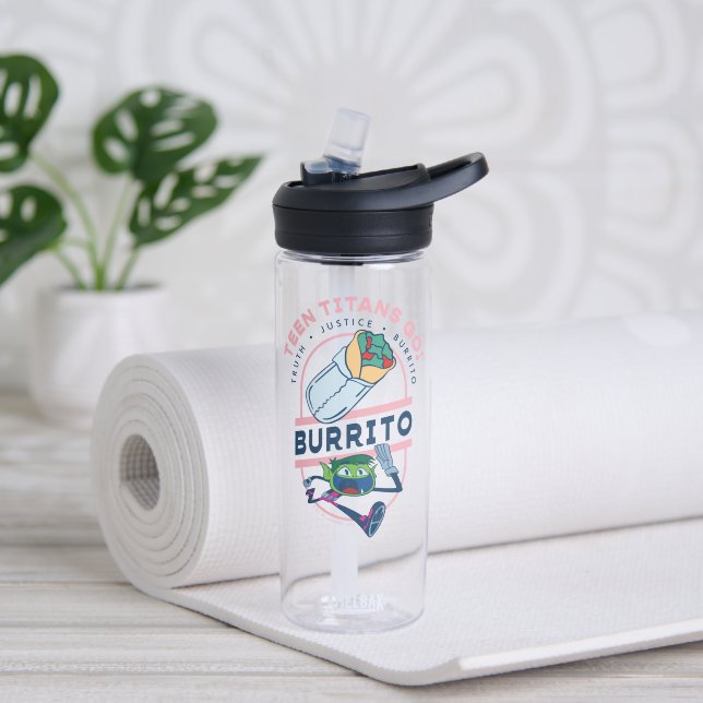 Botella De Agua ¡Los adolescentes se van! Bestia "Burrito de justi (Yoga)