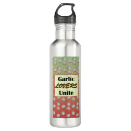 Botella De Agua Los amantes del ajo se unen