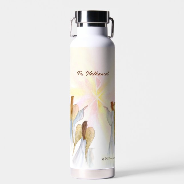 Botella De Agua Los ángeles religiosos personalizados (Delantero)