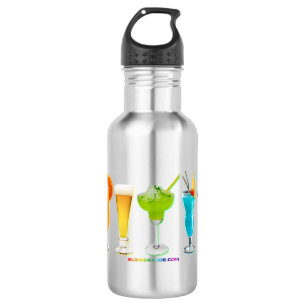 Botella De Agua Los cócteles alcohólicos LGBTQIA gay de SlipperyJo