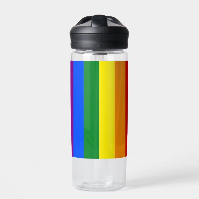 Botella De Agua Los colores del arcoiris (Delante)