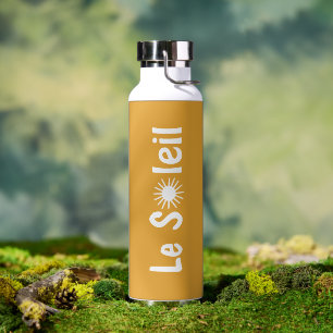 Botella De Agua Los colores Personalizados del sol francés Le Sole