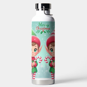 Botella De Agua Los elfos de los Navidades