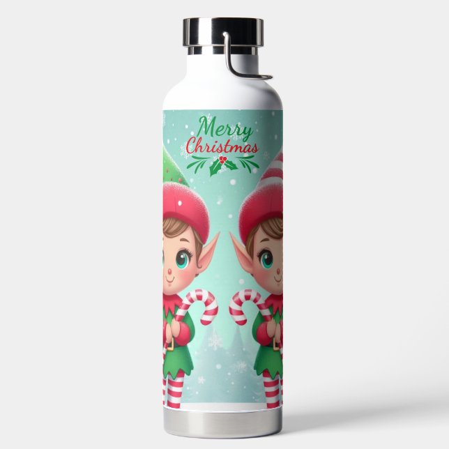 Botella De Agua Los elfos de los Navidades (Izquierda)