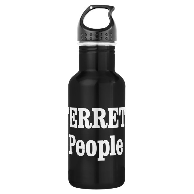 Botella De Agua ¡Los FERRETS También Son Personas! (Anverso)