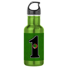 Botella De Agua Los golfistas agujerean en uno. ¿Suerte o