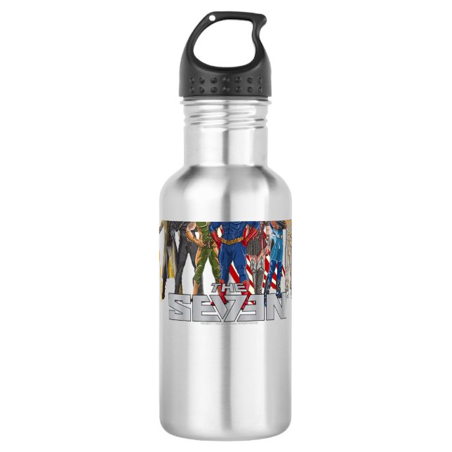 Botella De Agua Los niños del cómic de los siete  (Anverso)
