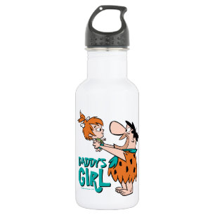 Botella De Agua Los Picapiedra   Fred & Pebbles - Chica de papá