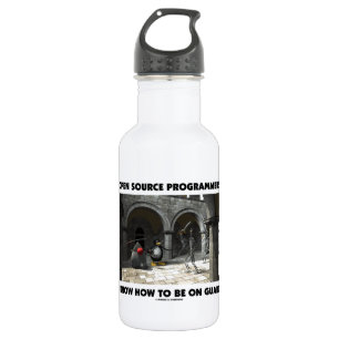 Botella De Agua Los programadores de Open Source saben estar en