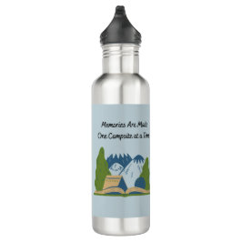 Botella De Agua Los recuerdos se hacen un campamento a la vez en u