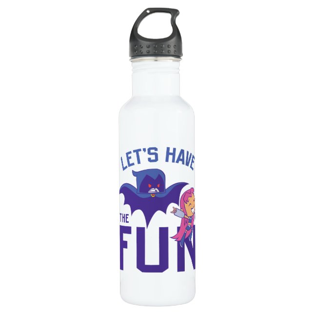 Botella De Agua ¡Los titanes adolescentes se van! | Starfire & Rav (Anverso)