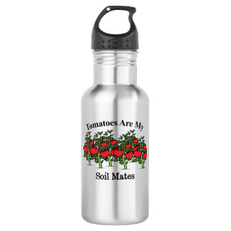 Botella De Agua Los Tomates Graciosos Son Mis Masas De Suelo