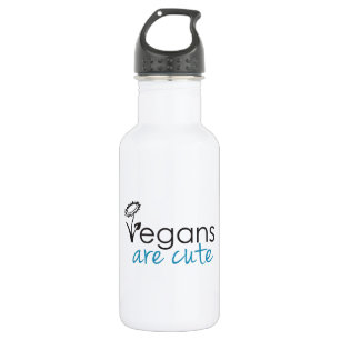 Botella De Agua Los veganos son lindos - los abogados crean para