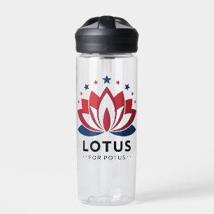 Botella De Agua Lotus para POTUS Kamala Harris 2024