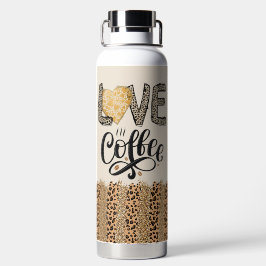 Botella De Agua Love Coffee citas graciosas y lindas para ella