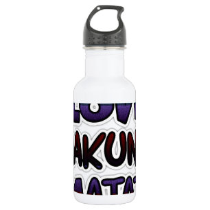 Botella De Agua Love Hakuna Matata