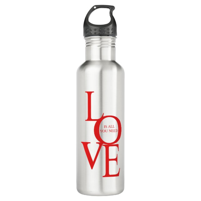 Botella De Agua Love is all you need (Anverso)