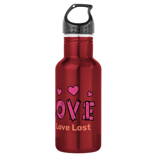 Botella De Agua LOVE Mugs (Anverso)