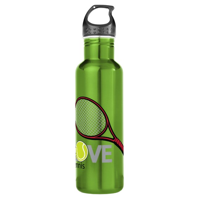 Botella De Agua Love tennis (Anverso)