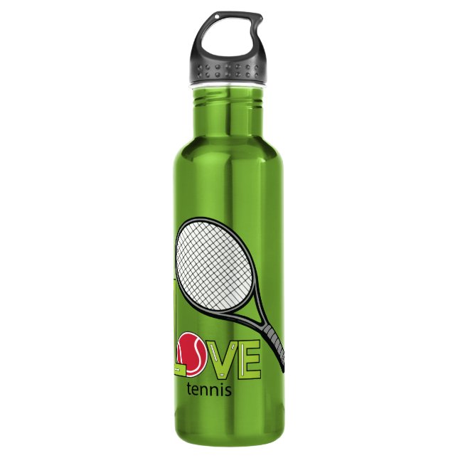 Botella De Agua Love tennis (Anverso)