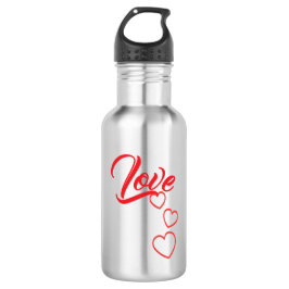 Botella De Agua Love Water Bottle