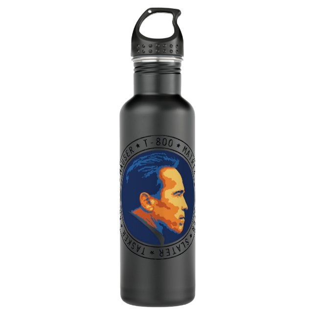 Botella De Agua Lover Gifts Arnold Schwarzenegger termina Hate F (Anverso)