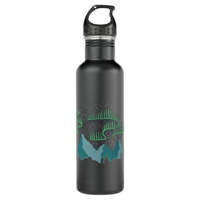 Botella De Agua Luces boreales (Anverso)