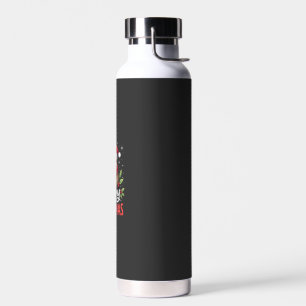 Botella De Agua Luces Divertidas de Navidad de Perezoso Feliz Navi