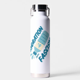 Botella de agua lucha contra el fascismo