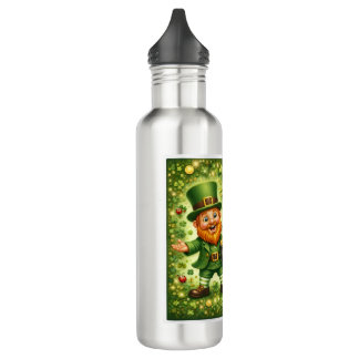 Botella De Agua Luck of the Irish Metal Water Bottle – Screw-Top 