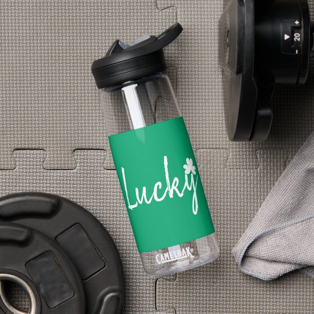 Botella De Agua Lucky Irish Shamrock St Patricks Day (Gimnasio)