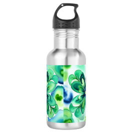 Botella De Agua Lucky Shamrock
