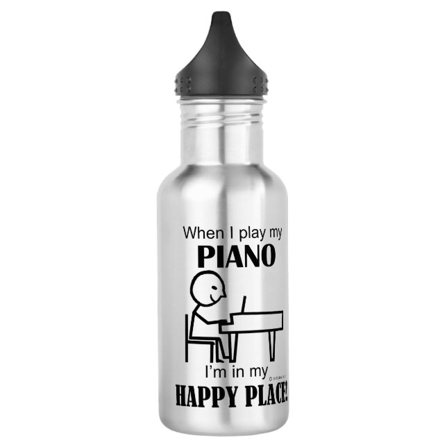 Botella De Agua Lugar feliz de piano (Izquierda)